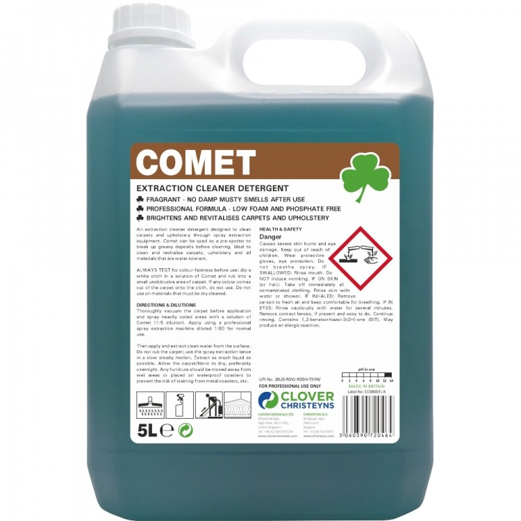 Clover Chemicals Comet Extraction Carpet Cleaner (306)